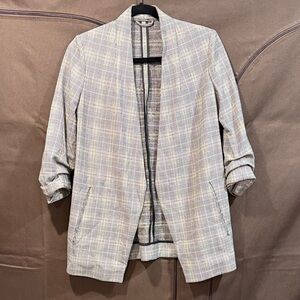 ARITIZA- Babaton Plaid Open Front Blazer